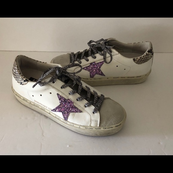 Golden Goose Shoes - Golden Goose Hi Star Snake Print/ Purple Size 38